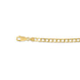 9ct Yellow Gold 20" Open Flat Curb Link Chain