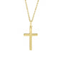 9ct Yellow Gold 20mm x 12mm Cross and Chain