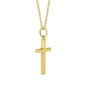 9ct Yellow Gold 20mm x 12mm Cross and Chain