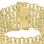 9ct Yellow Gold 30mm Wide Fancy Pre-owned Bracelet