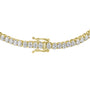 9ct Yellow Gold 7ct Lab Grown Diamond Tennis Bracelet