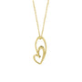 9ct Yellow Gold Avanti Heart Necklace