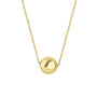 9ct Yellow Gold Ball Slider Necklace