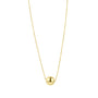9ct Yellow Gold Ball Slider Necklace