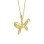 9ct Yellow Gold Bow Necklace