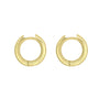 9ct Yellow Gold Chunky Huggie Hoop Earrings