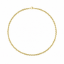 9ct Yellow Gold Close U Link Chunky Necklace
