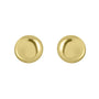 9ct Yellow Gold Domed Stud Earrings
