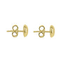9ct Yellow Gold Domed Stud Earrings