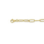 9ct Yellow Gold Elongated Oval Link Bracelet