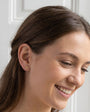 9ct Yellow Gold Flower Stud Earrings