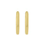 9ct Yellow Gold Hinged Huggie Hoop Earrings
