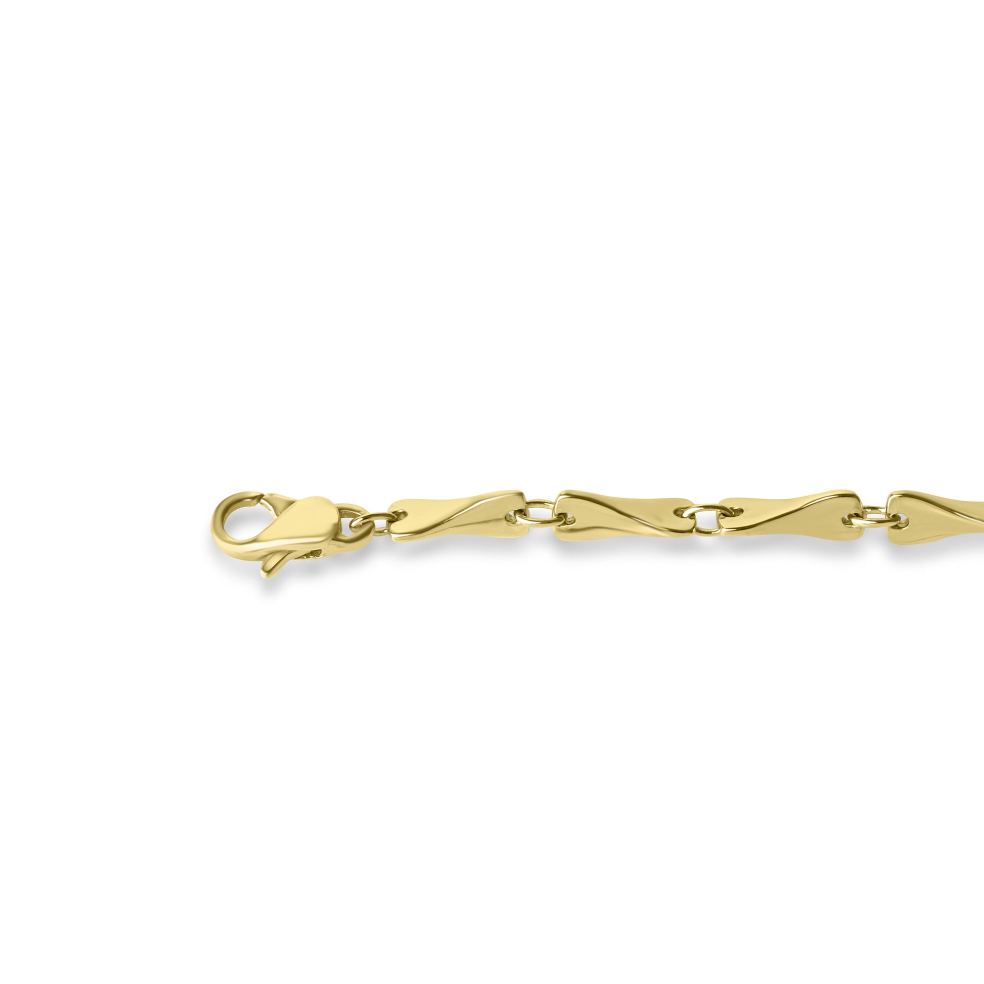 9ct Yellow Gold Humbug Chain Pre-Owned Bracelet