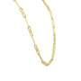 9ct Yellow Gold Oblong Link Necklet