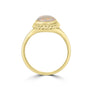 9ct Yellow Gold Oval Opal Solitaire Ring