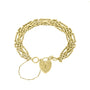 9ct Yellow Gold Pre-Owned Bracelet with Padlock