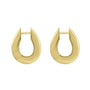 9ct Yellow Gold Slim Hoop Earrings