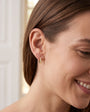 9ct Yellow Gold Slim Hoop Earrings