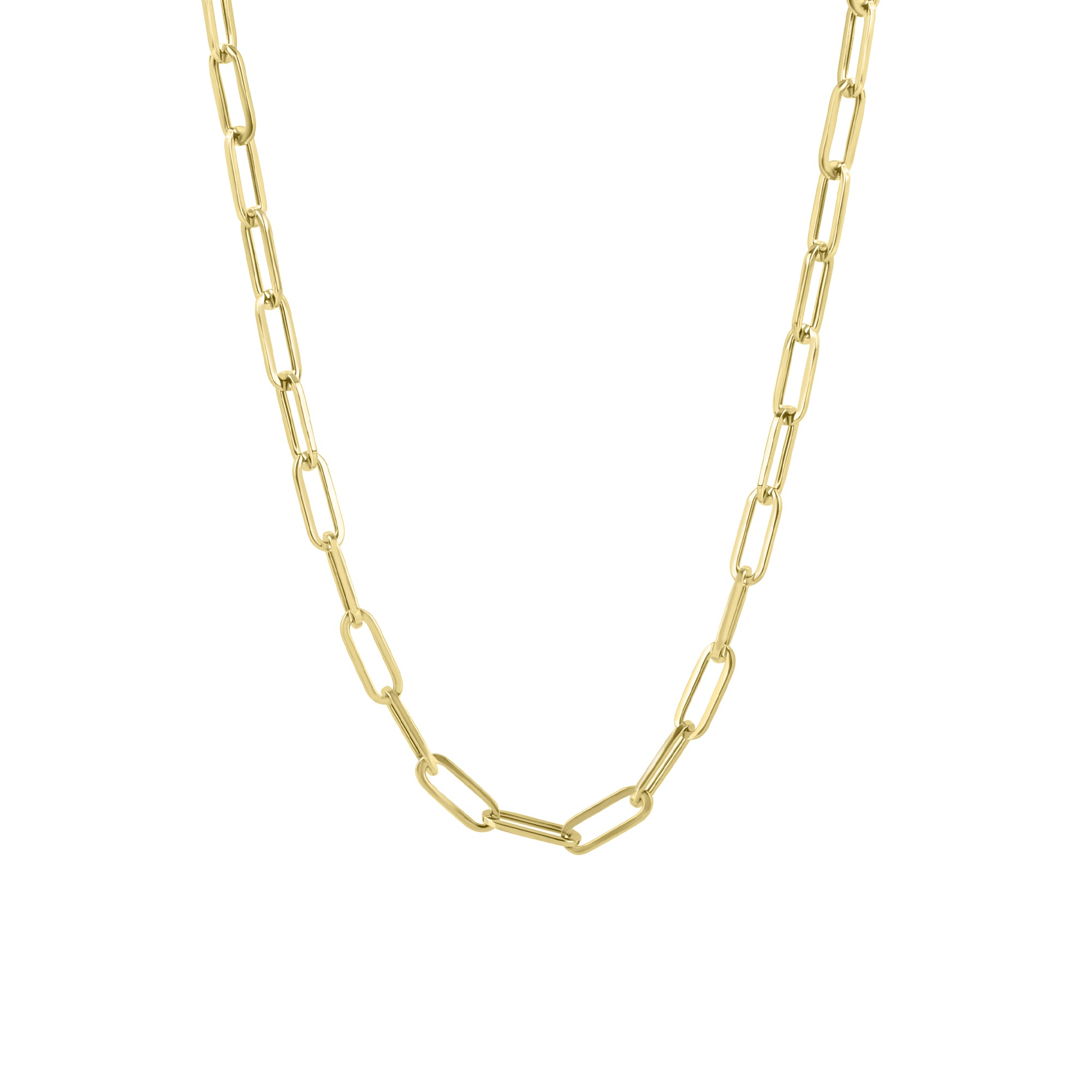 9ct Yellow Gold Small Open Link Chain Necklet