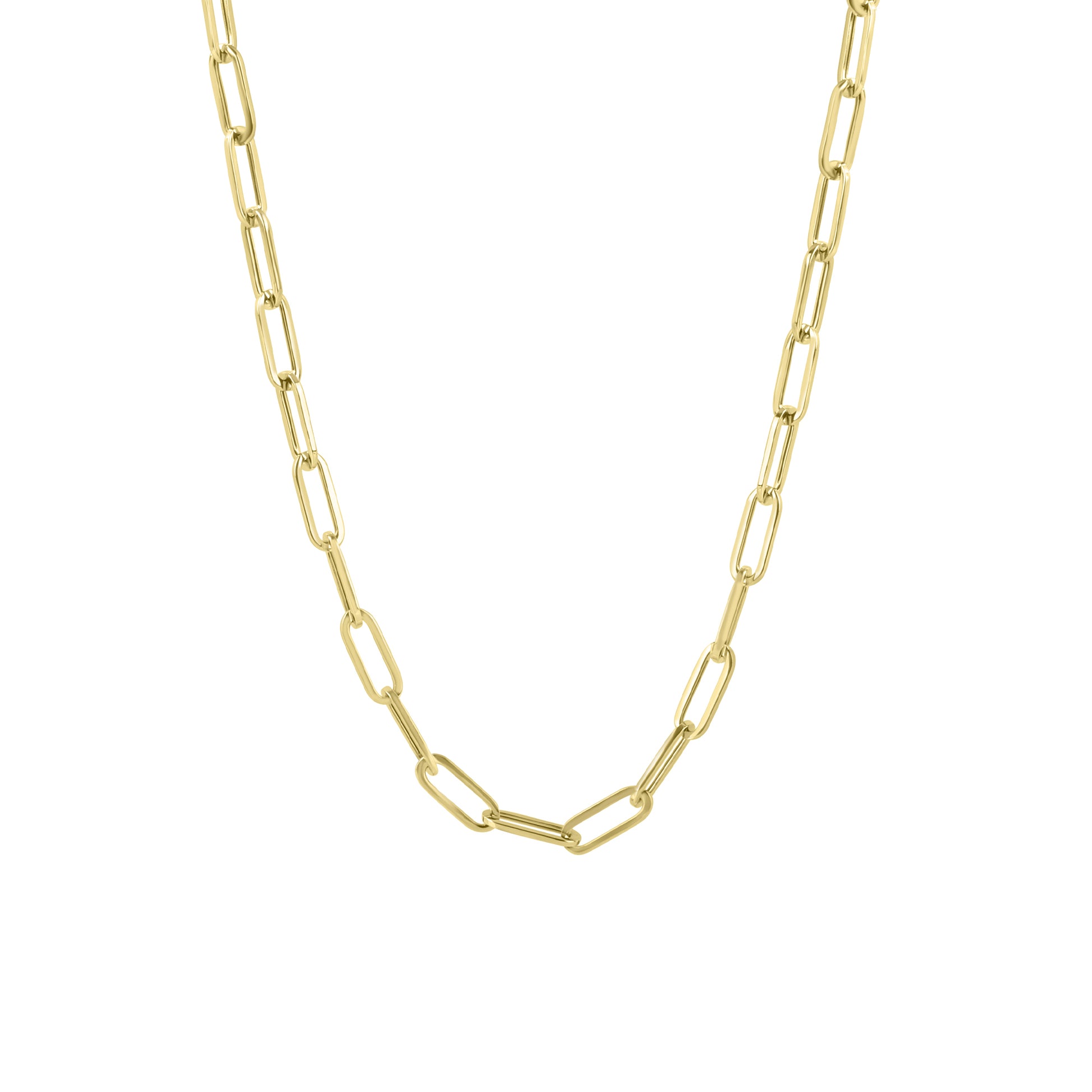 9ct Yellow Gold Small Open Link Chain Necklet