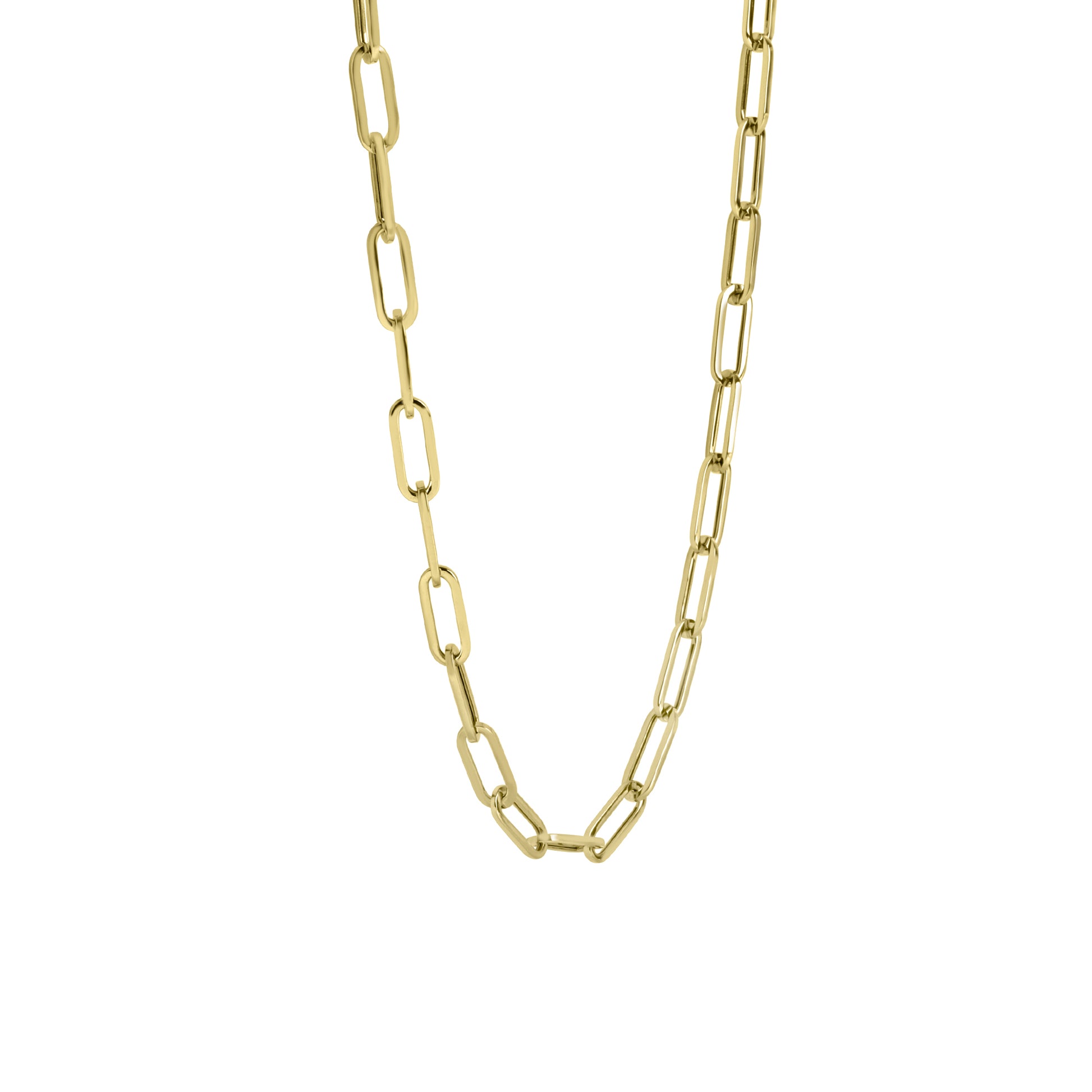 9ct Yellow Gold Small Open Link Chain Necklet