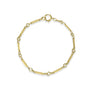 9ct Yellow Gold Split Bar & Ring Pre-Owned  Bracelet