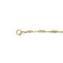 9ct Yellow Gold Split Bar & Ring Pre-Owned  Bracelet