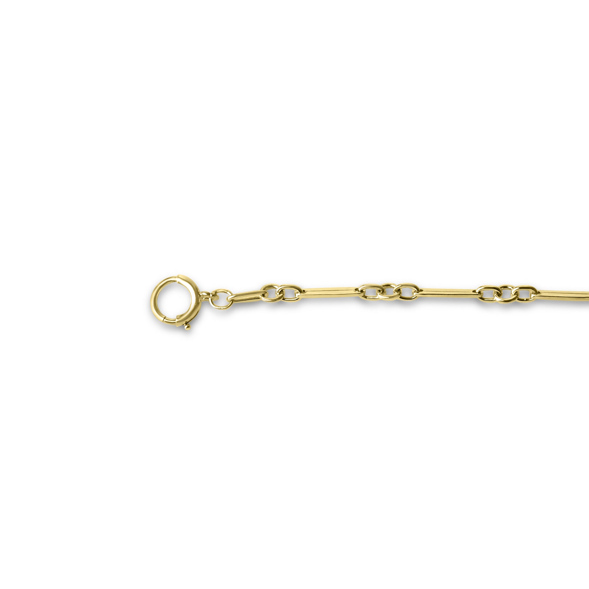 9ct Yellow Gold Split Bar & Ring Pre-Owned  Bracelet