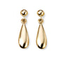 9ct Yellow Gold Teardrop Earrings