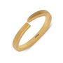 Eloise Gold Plated Sterling Silver Crescent Moon Ring