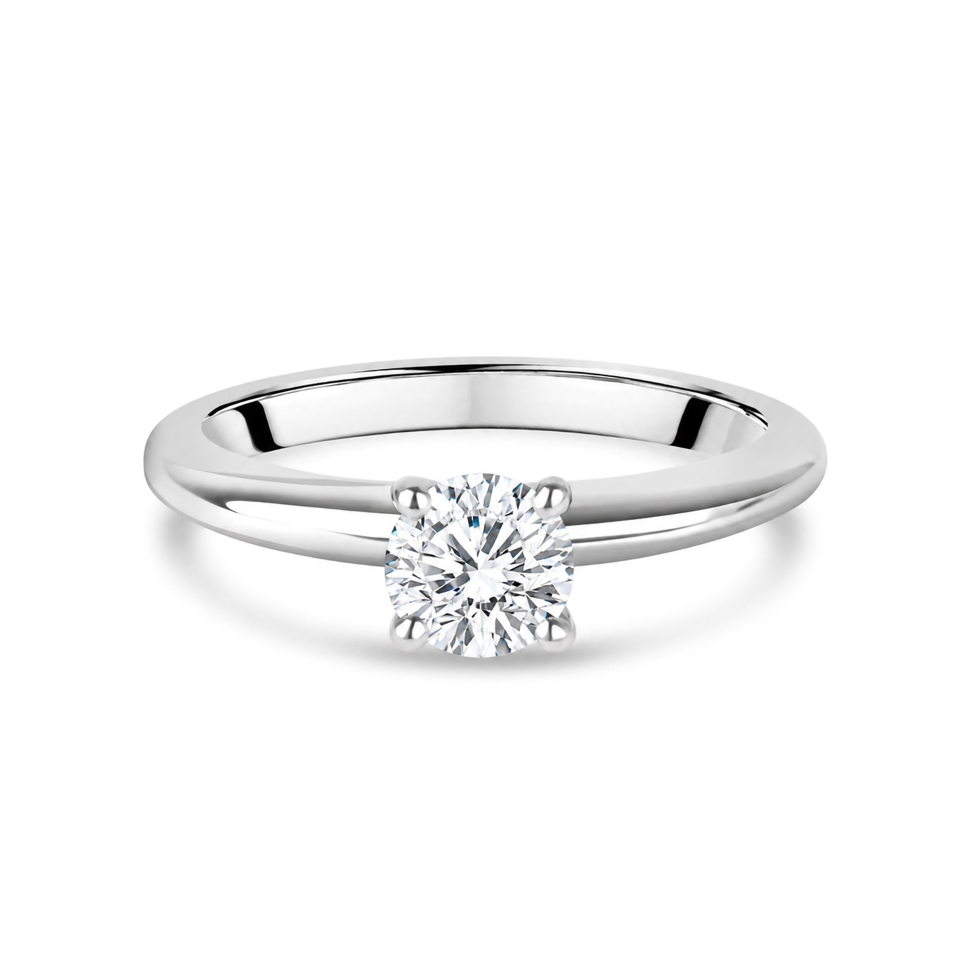 White Gold Avanti 0.70ct Round Diamond Solitaire Engagement Ring