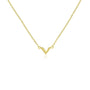 Avanti Design Yellow Gold 'V' Necklace 