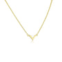 Avanti Design Yellow Gold 'V' Necklace 