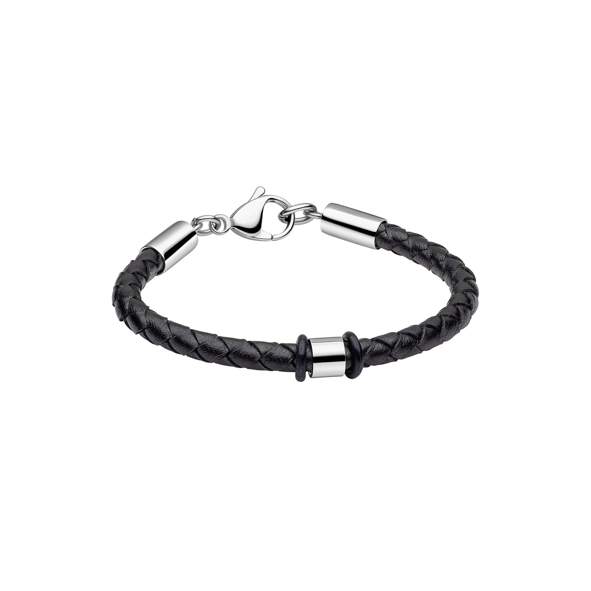 Fred Bennett Son Black Leather Bracelet