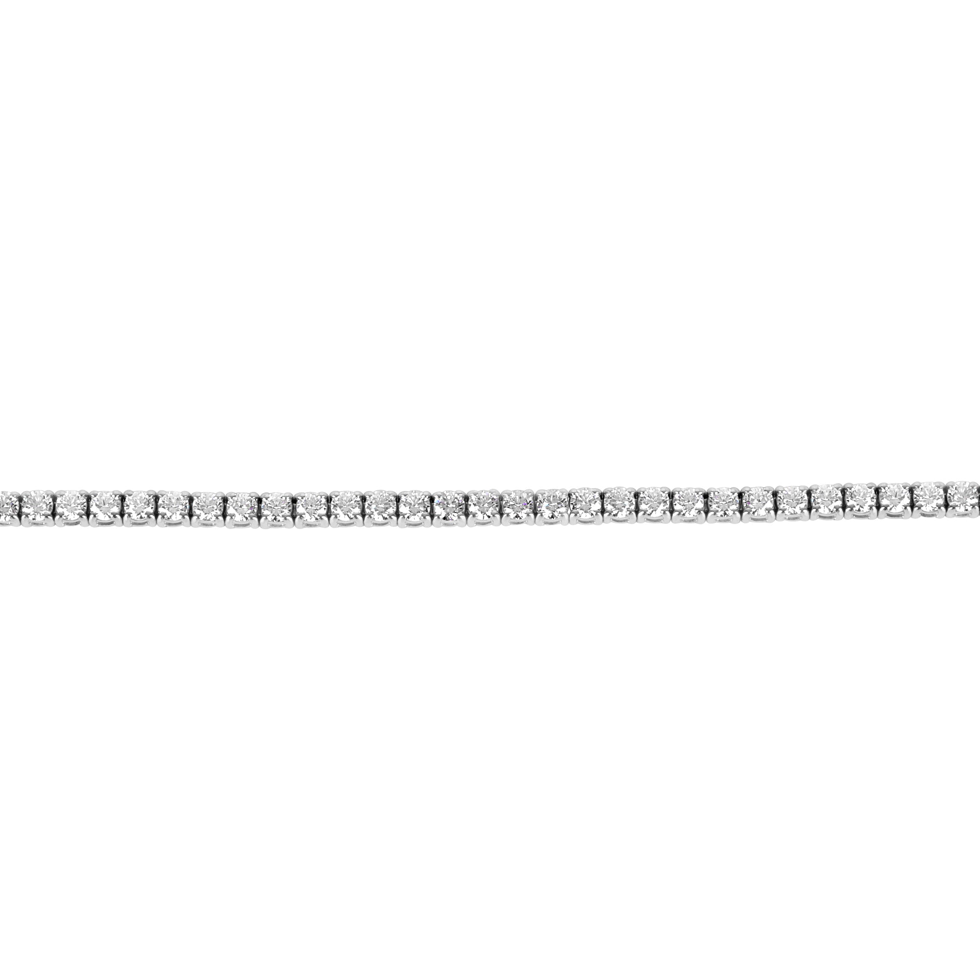3.18ct Round Brilliant Cut Natural Diamond Tennis Bracelet