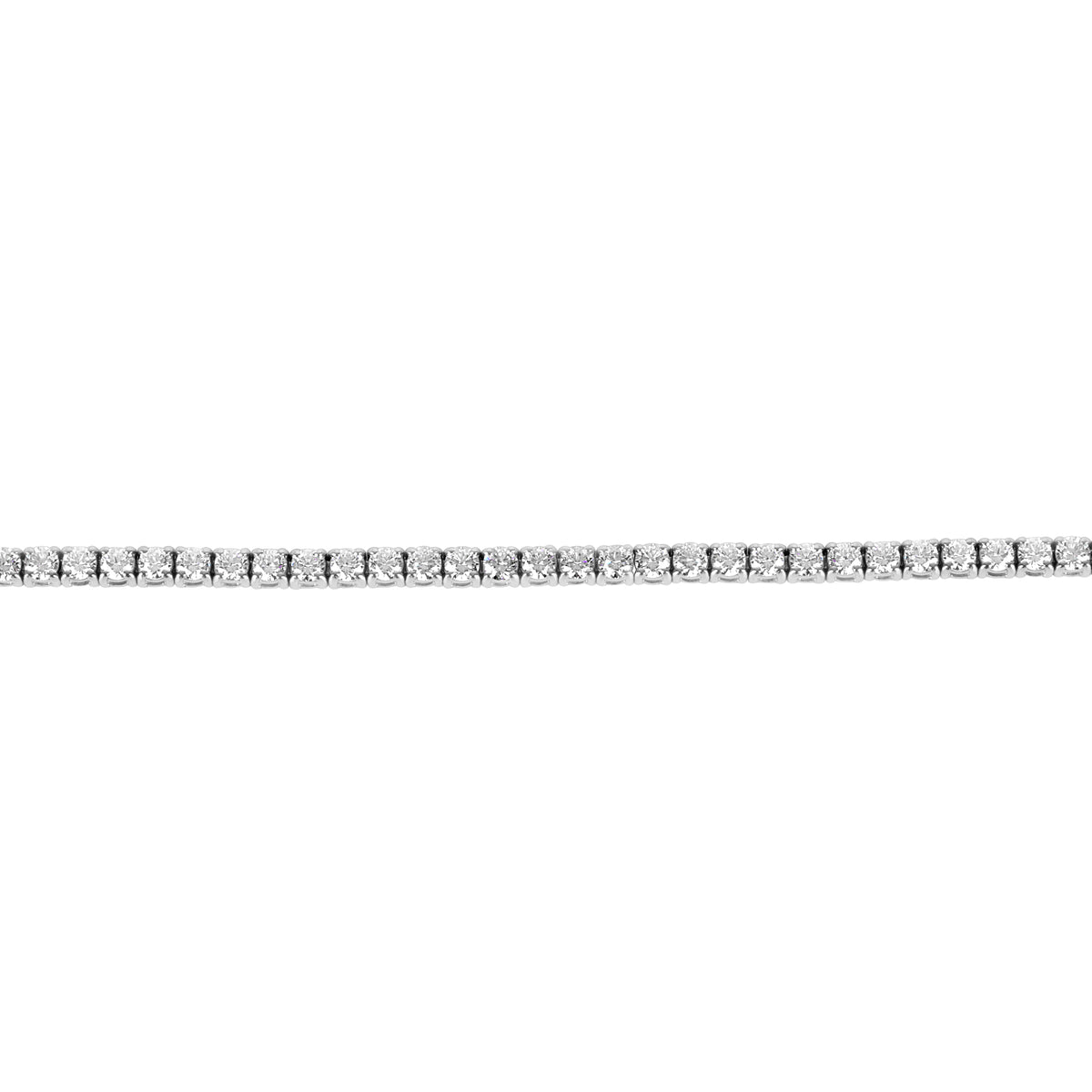 3.18ct Round Brilliant Cut Natural Diamond Tennis Bracelet