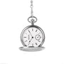 Bernex Full Hunter Silver Pocket Watch with Albert Chain and T-Bar Pre-Owned