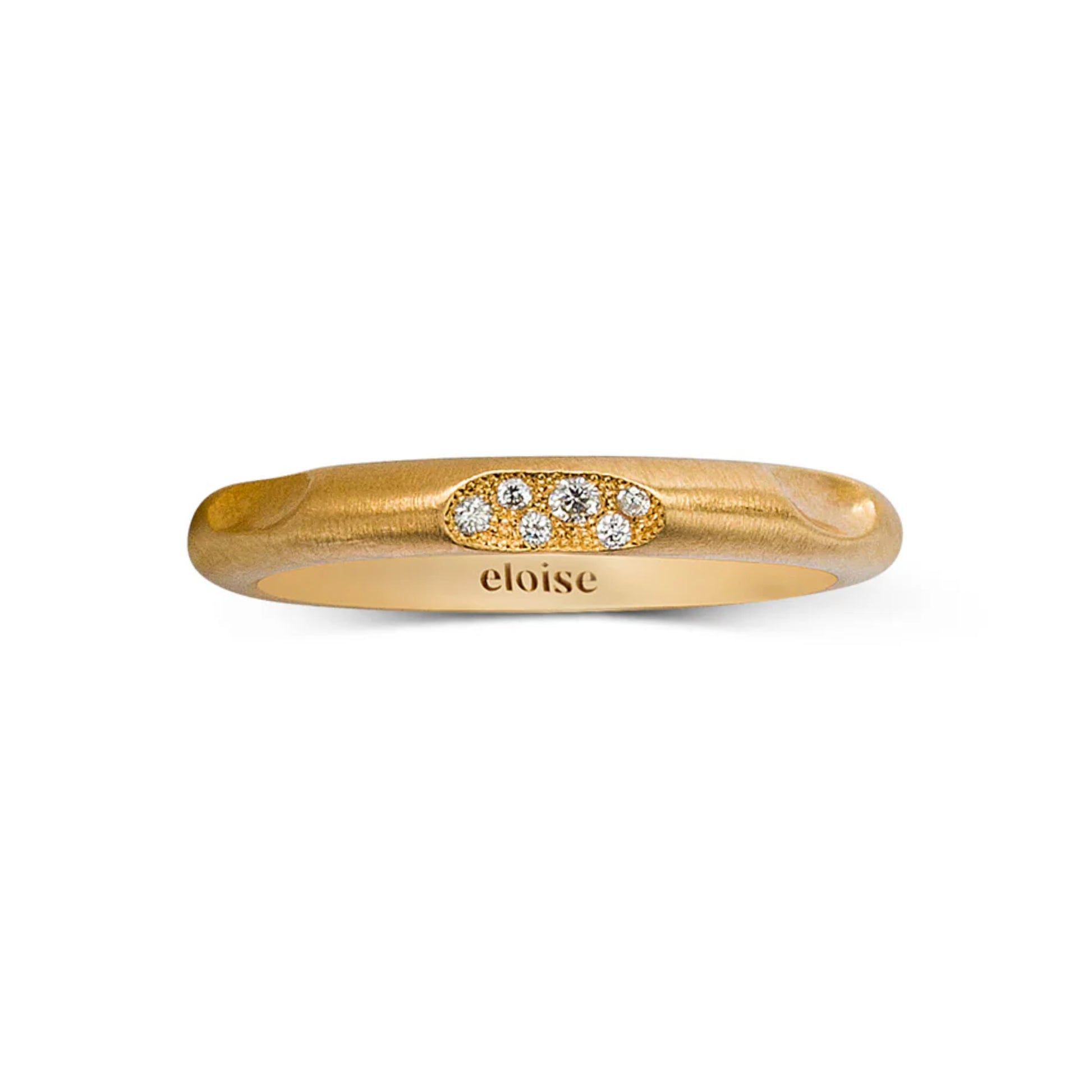Eloise Gold Plated Sterling Silver Mirage Diamond Ring