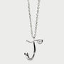 PDPAOLA sterling silver initial J necklace