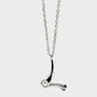 PDPAOLA sterling silver initial L necklace