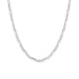 Sterling Silver Figaro Belcher Chain Necklace