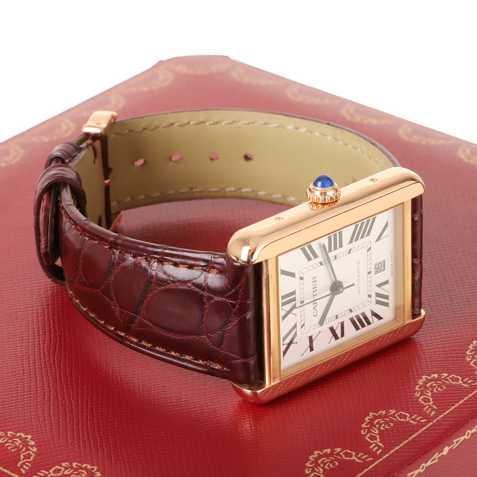 Cartier Tank Solo 18ct Rose Gold Pre-Owned Watch