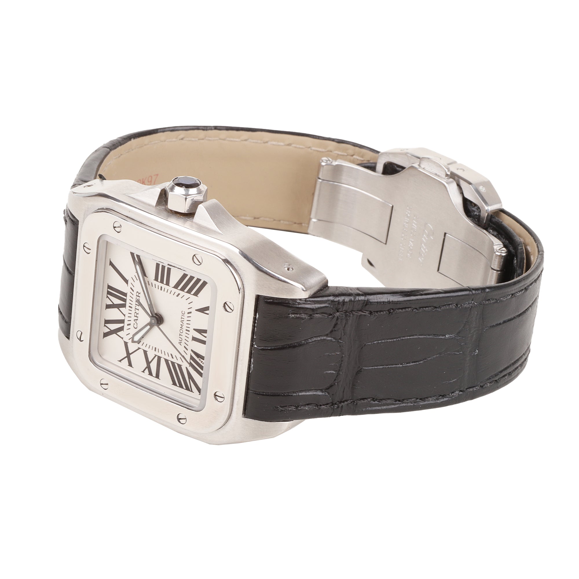 Cartier Tank Solo Pre-owned Watch With Cartier Deployment Strap