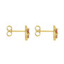 'Collide' Oval Concave Cut Tourmaline Studs in 18ct Yellow Gold