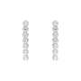 Cup Chain Cubic Zirconia Drop Earrings