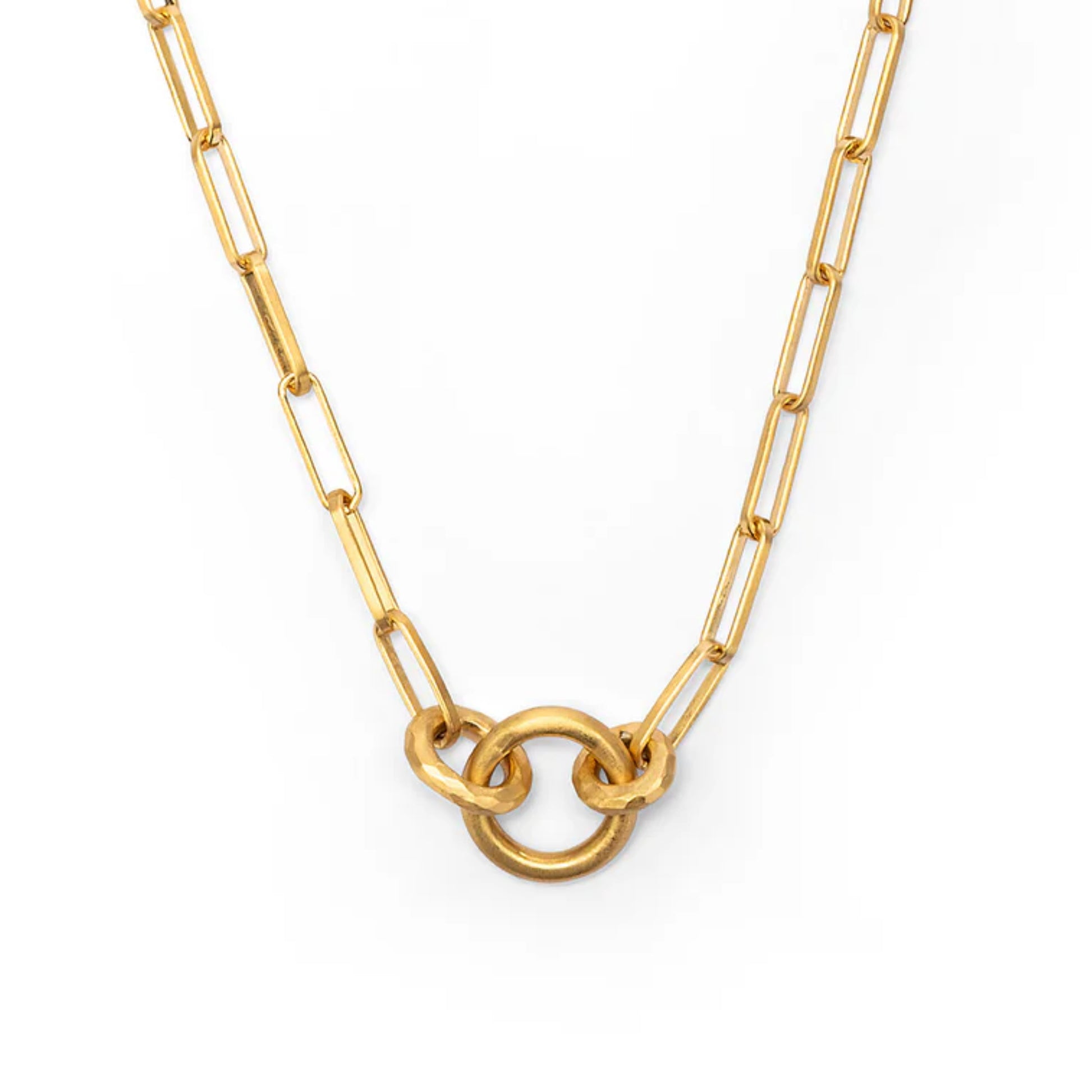 Eloise Gold Plated Sterling Silver Voyage Necklace