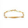 Eloise Gold Plated Sterling Silver Spindle Bracelet