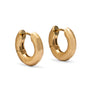 Eloise Gold Plated Sterling Silver Bold Wander Hoop Earrings