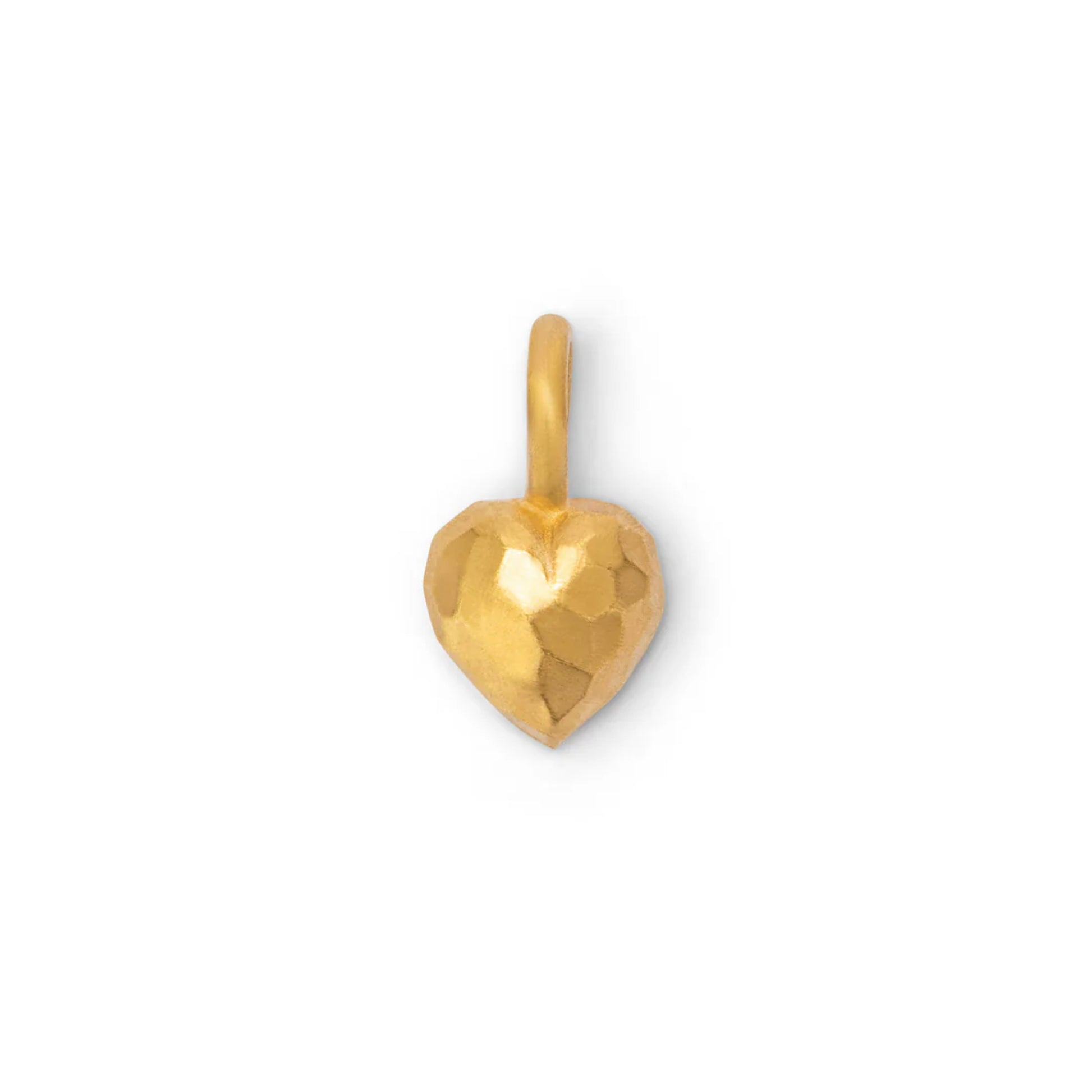 Eloise Gold Plated Sterling Silver Small Milestone Heart Charm