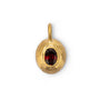 Eloise Gold Plated Sterling Silver Small Red Garnet Milestone Sasso Charm